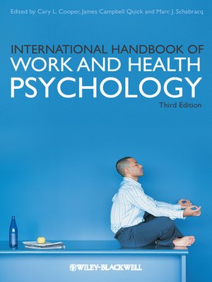 cover image of International Handbook of Work and Health Psychology